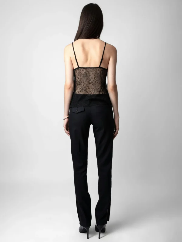 Zadig&Voltaire Lyzig Camisole Black Hot