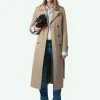 Zadig&Voltaire Mandy Trench Coat Latte Sale