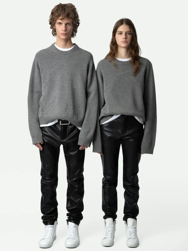 Zadig&Voltaire Marko Sweater Gris moyen Fashion