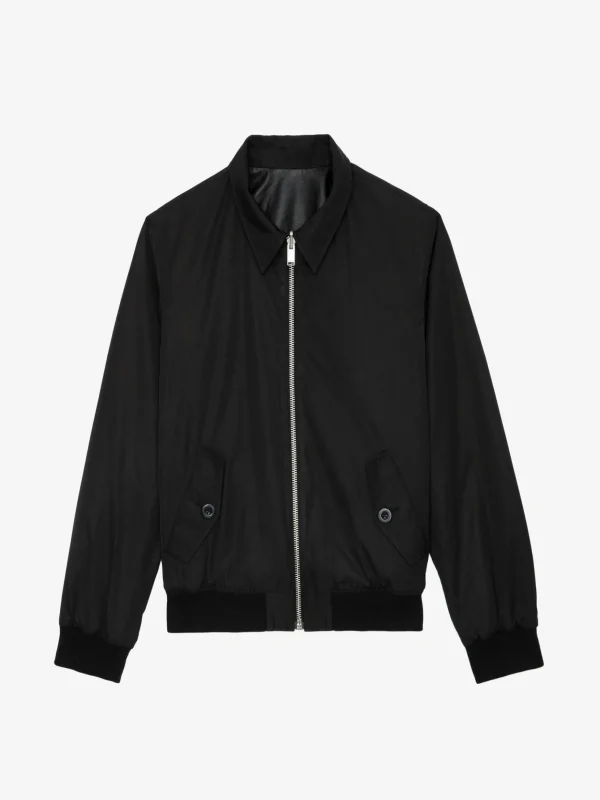 Zadig&Voltaire Mate Leather Jacket Black Best Sale