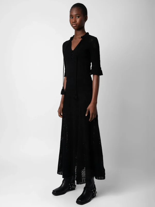Zadig&Voltaire Memphis Dress Black Clearance