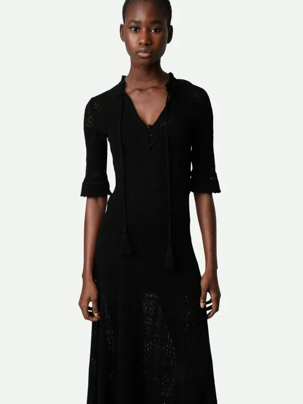 Zadig&Voltaire Memphis Dress Black Clearance