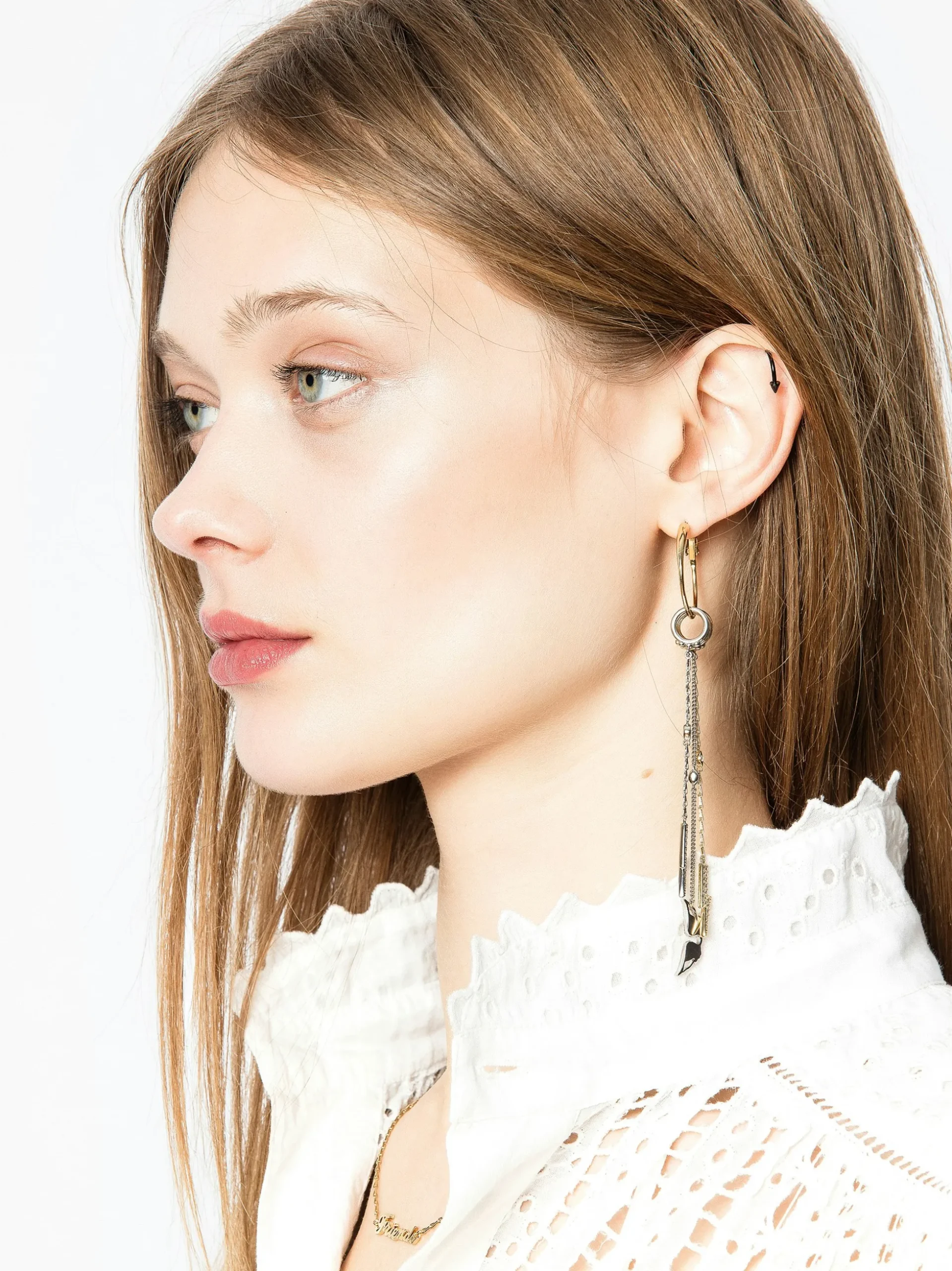 mila_flash_single_earring_3.webp Zadig&Voltaire Mila Flash Single Earring Shiny gold Cheap