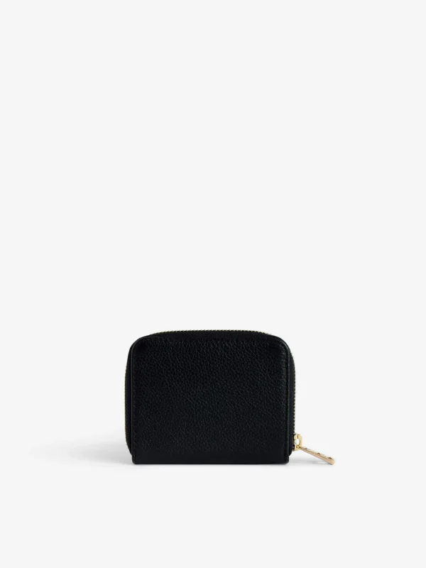 Zadig&Voltaire Mini ZV Coin Purse Noir gold New