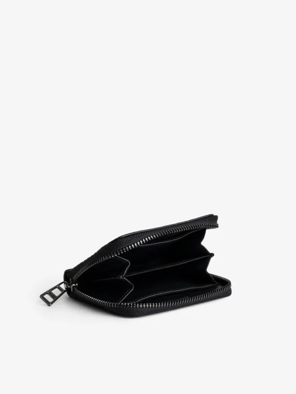 Zadig&Voltaire Mini ZV Soft Savage Wallet Black Shop