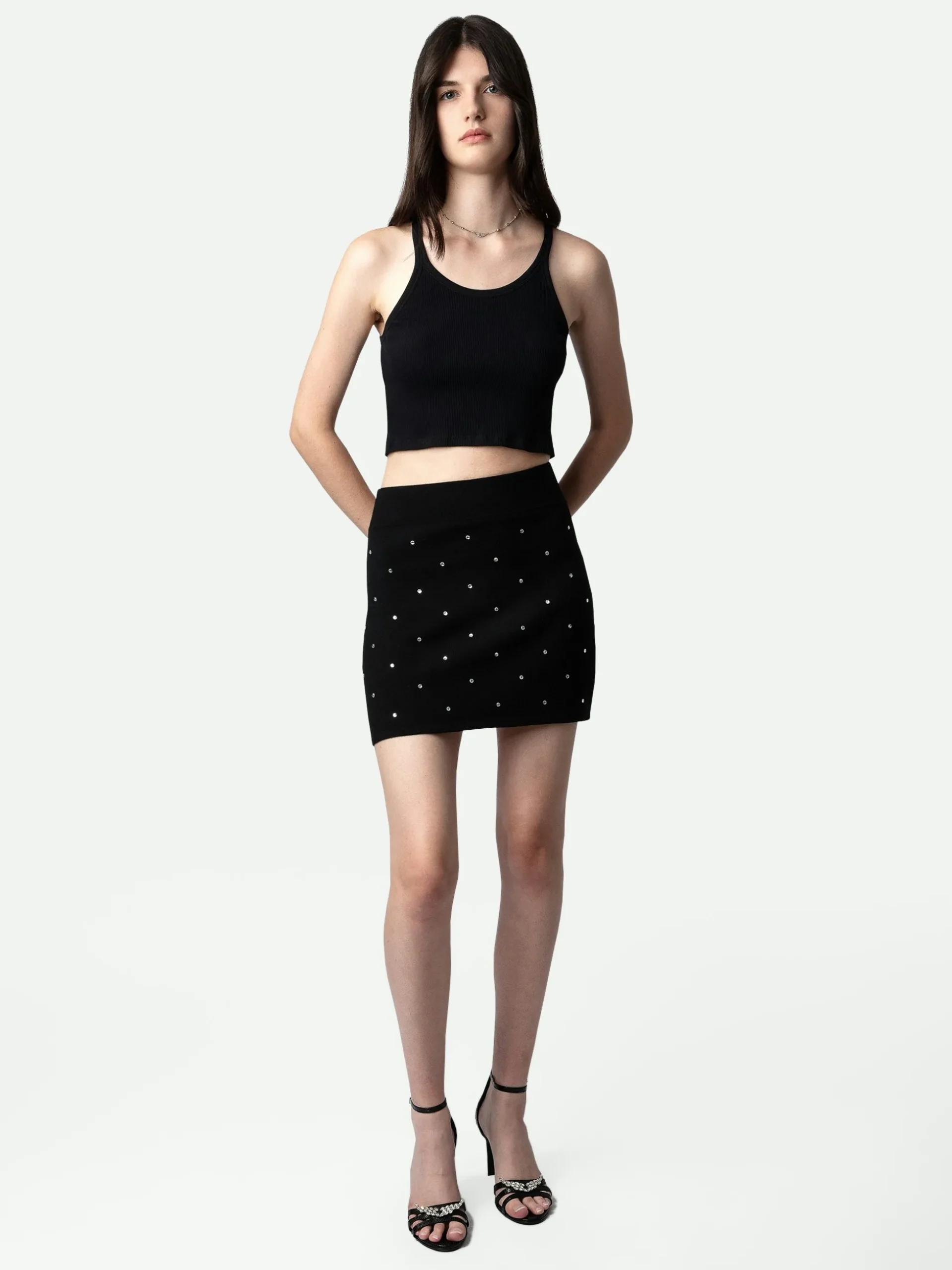 mitty_diamant_skirt_0.webp Zadig&Voltaire Mitty Diamanté Skirt Black Sale