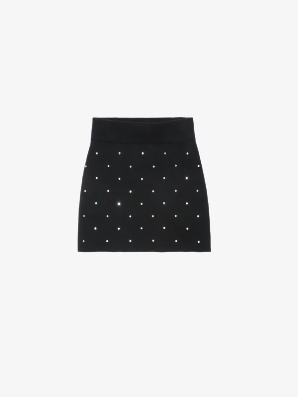 Zadig&Voltaire Mitty Diamanté Skirt Black Sale