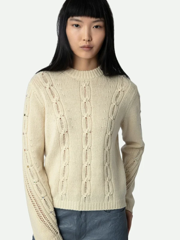 Zadig&Voltaire Morley Sweater Vanille Cheap