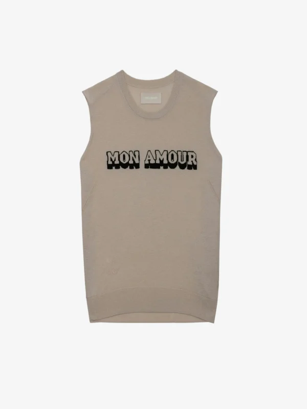Zadig&Voltaire Nida Mon Amour Top Petale Hot
