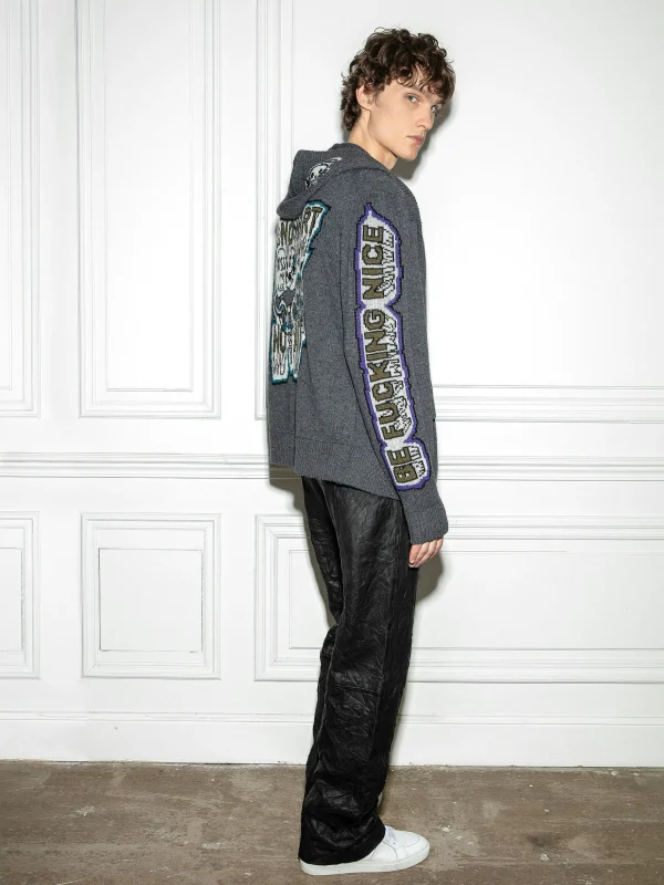 Zadig&Voltaire Oliver Cardigan Anthracite New