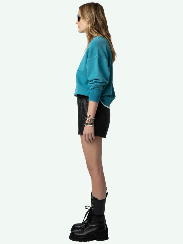 Zadig&Voltaire Oscar Amour Sweatshirt Aqua Cheap