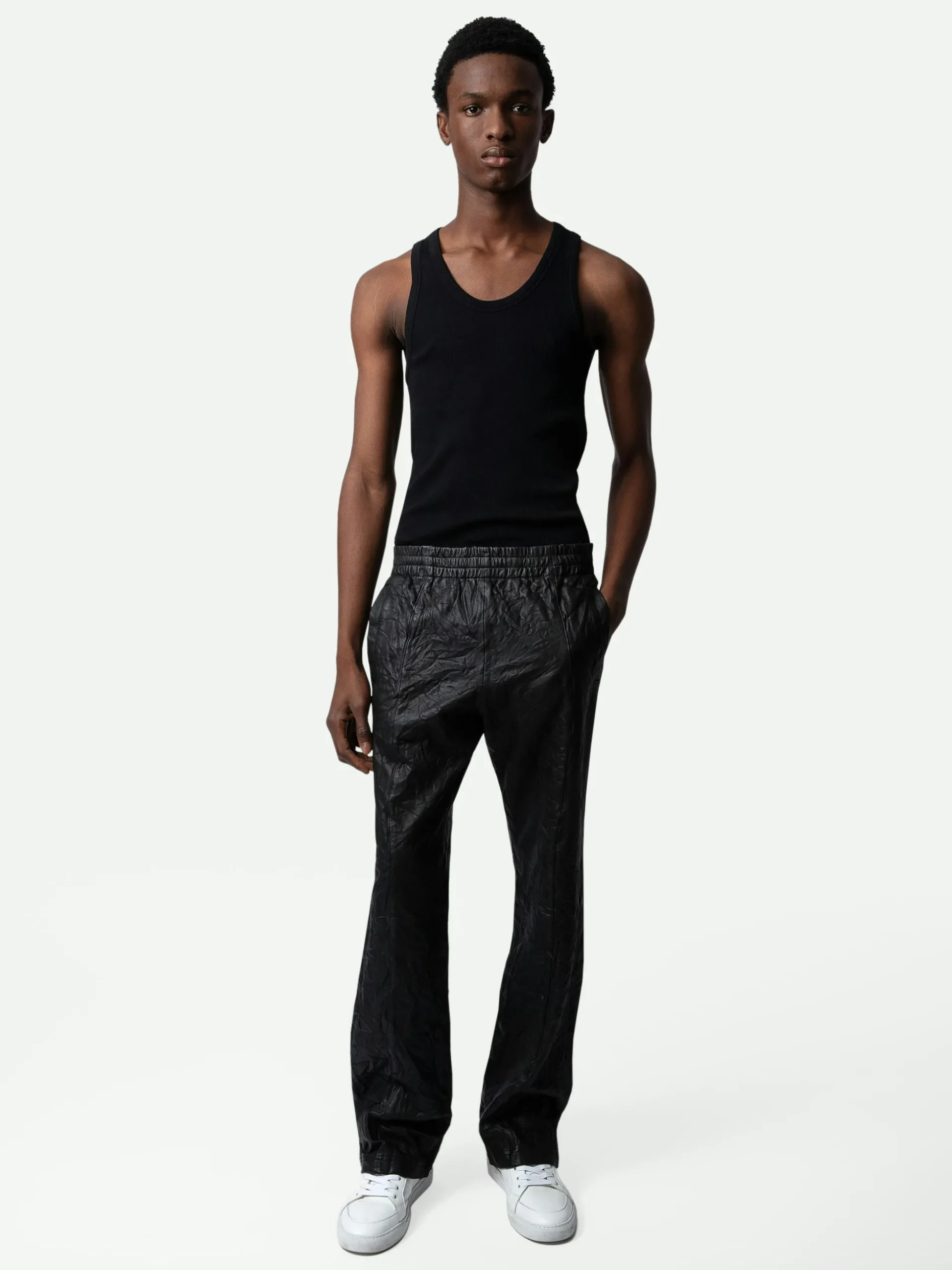 pacha_crinkled_leather_pants_0.webp Zadig&Voltaire Pacha Crinkled Leather Pants Black Fashion
