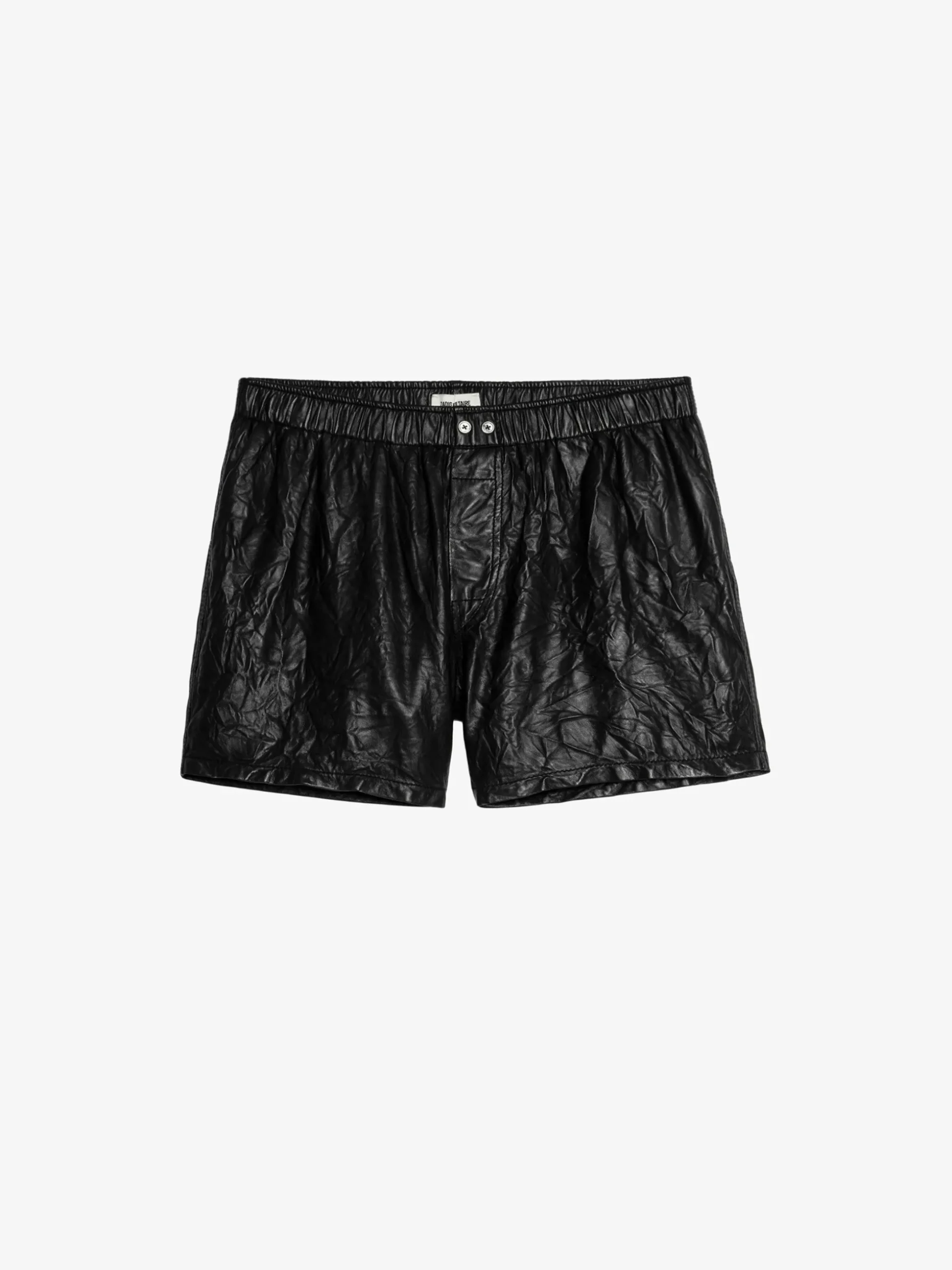 pax_crinkled_leather_shorts_5.webp Zadig&Voltaire Pax Crinkled Leather Shorts Black Clearance