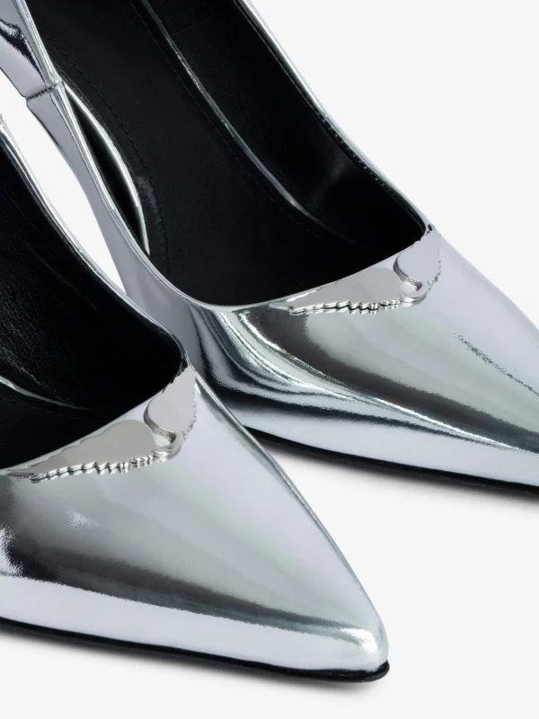 Zadig&Voltaire Perfect Court Shoes Silver Outlet