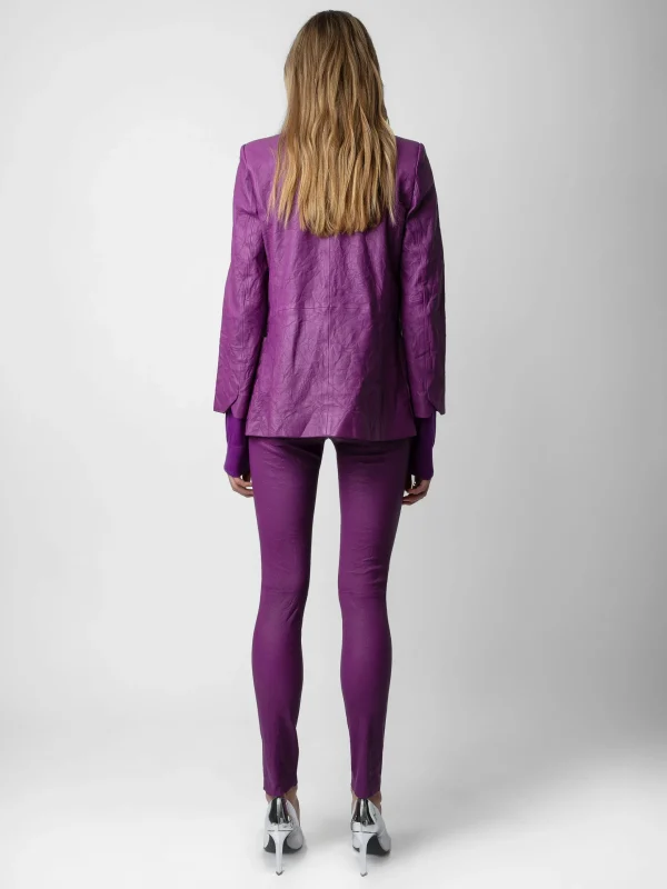 Zadig&Voltaire Phlame Crinkled Leather Pants Goa Sale