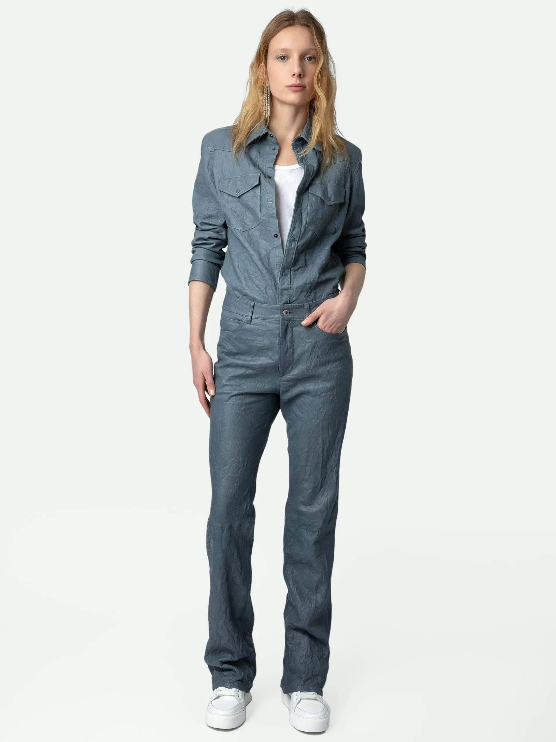 pistol_crinkled_leather_pants_0.webp Zadig&Voltaire Pistol Crinkled Leather Pants Light blue New
