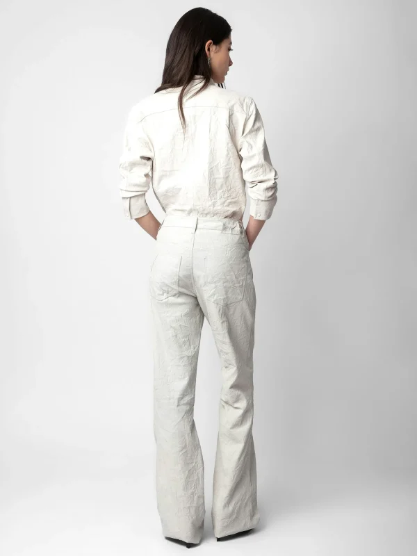 Zadig&Voltaire Pistol Crinkled Leather Pants Judo Shop