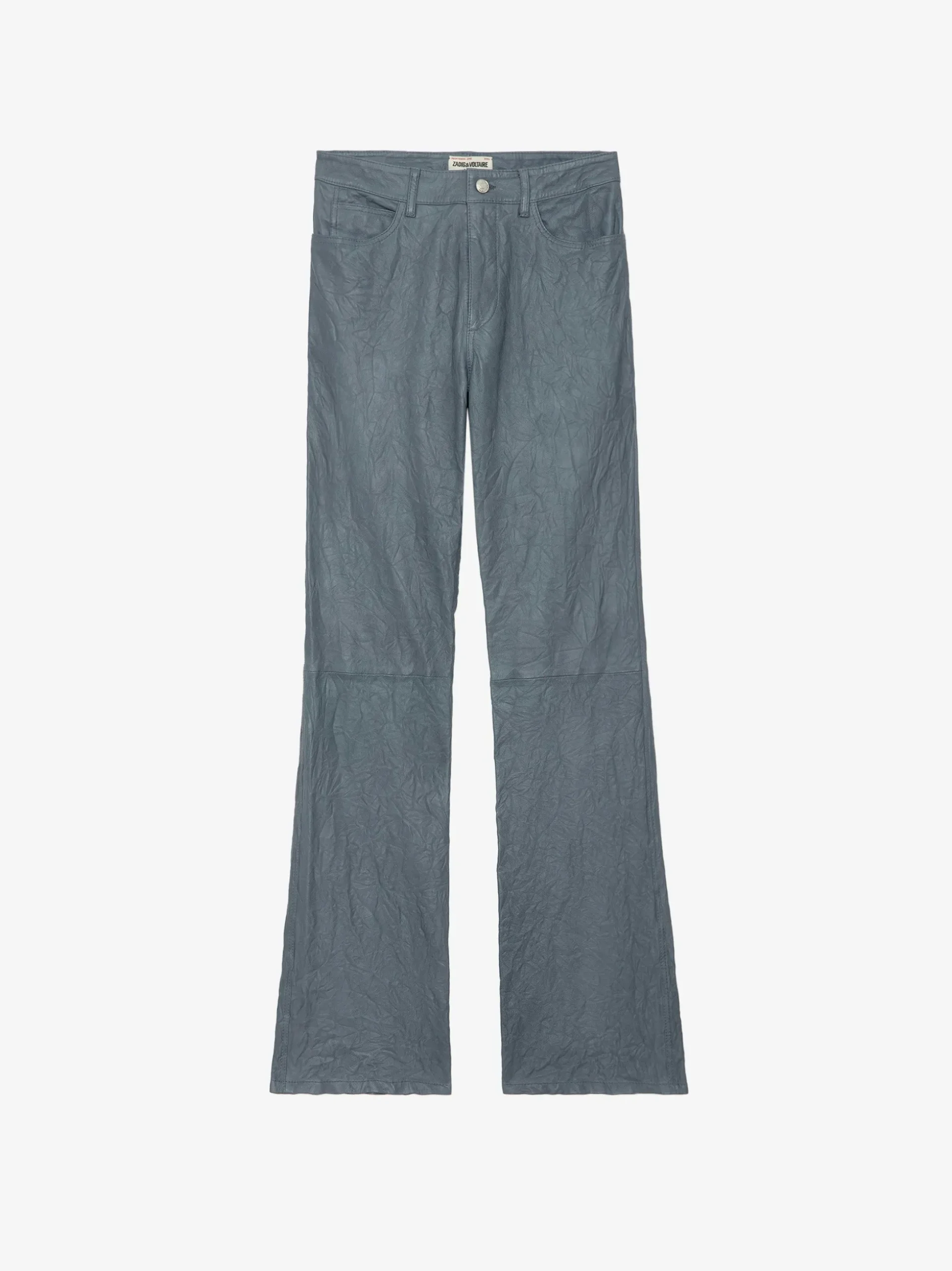 pistol_crinkled_leather_pants_4.webp Zadig&Voltaire Pistol Crinkled Leather Pants Light blue New