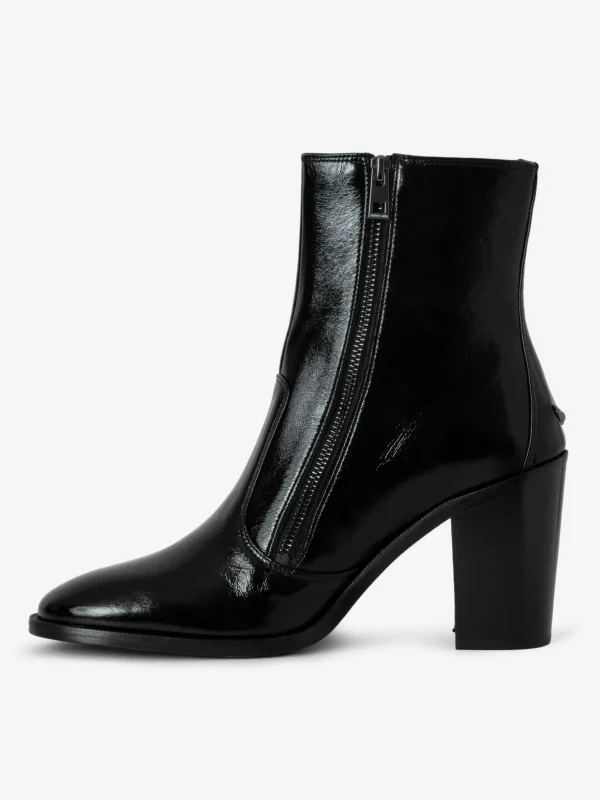 Zadig&Voltaire Preiser Ankle Boots Black Hot