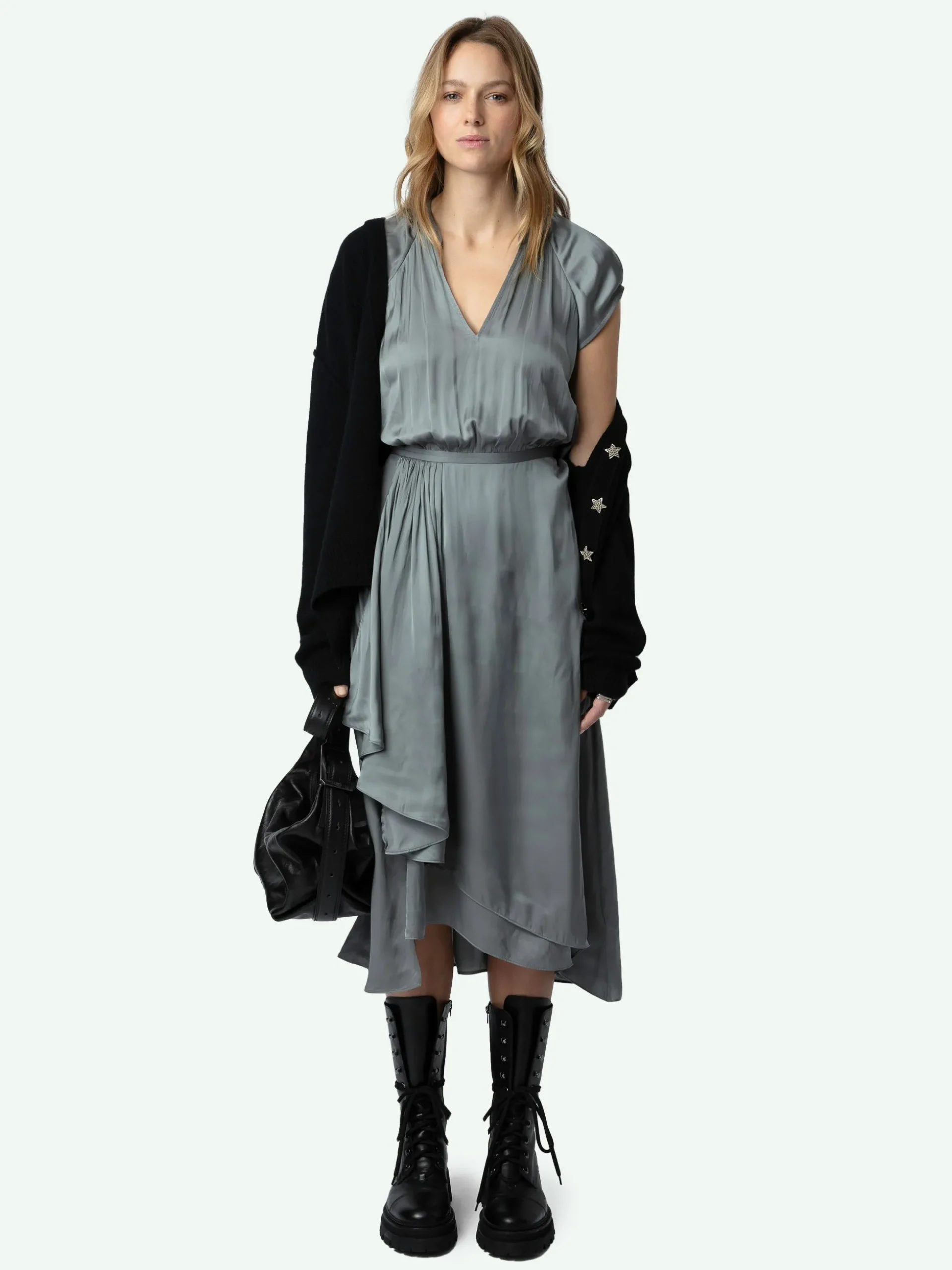 randall_satin_dress_3.webp Zadig&Voltaire Randall Satin Dress Iron Flash Sale