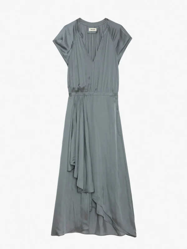 Zadig&Voltaire Randall Satin Dress Iron Flash Sale