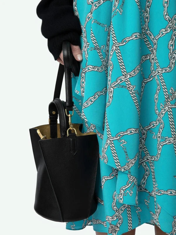 Zadig&Voltaire Randall Silk Dress Aqua Clearance