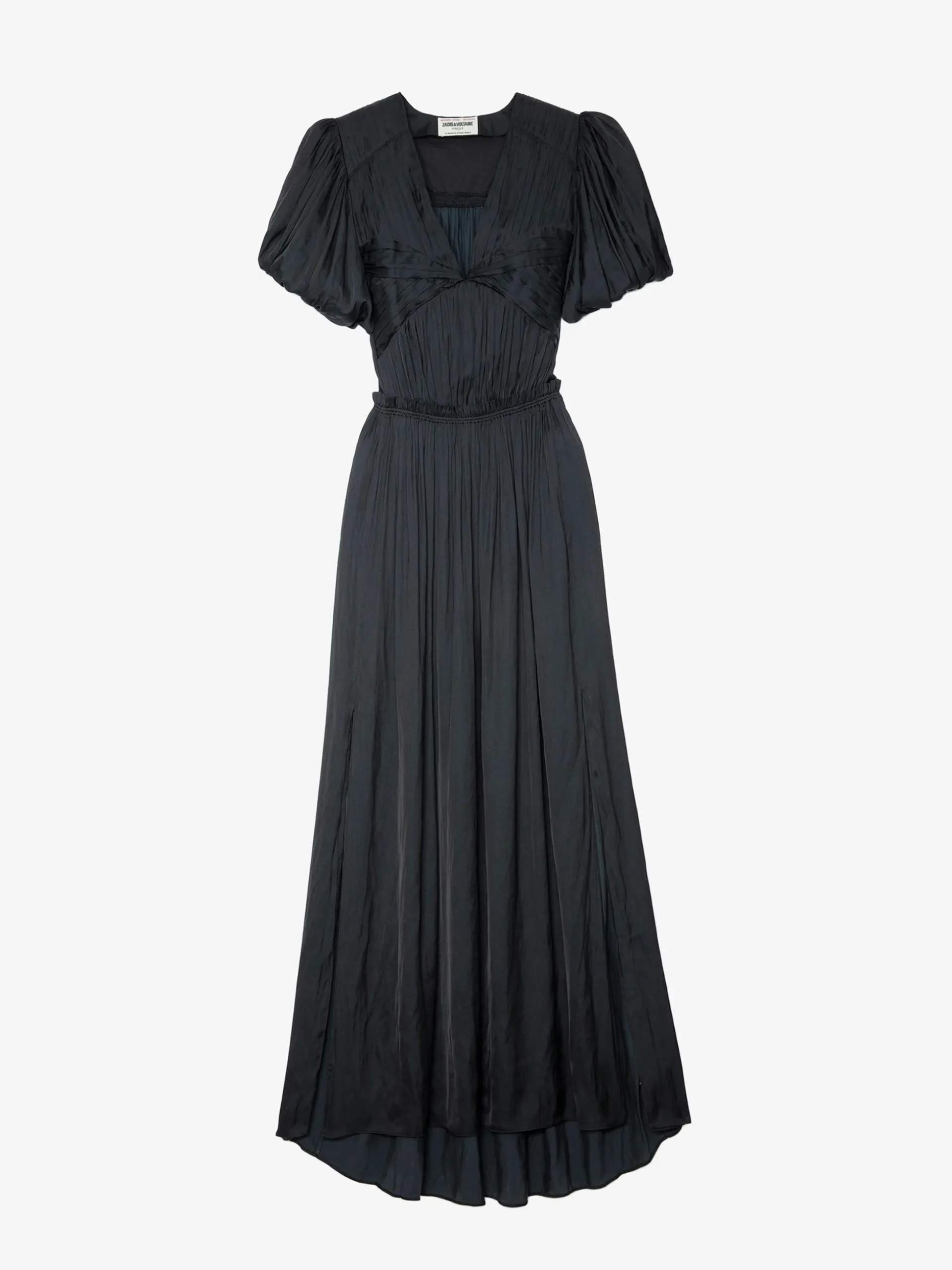 reina_satin_dress_5.webp Zadig&Voltaire Reina Satin Dress Black Store