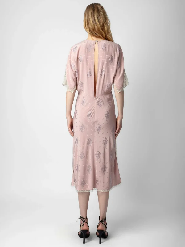 Zadig&Voltaire Rey Silk Jacquard Dress Primrose Best Sale