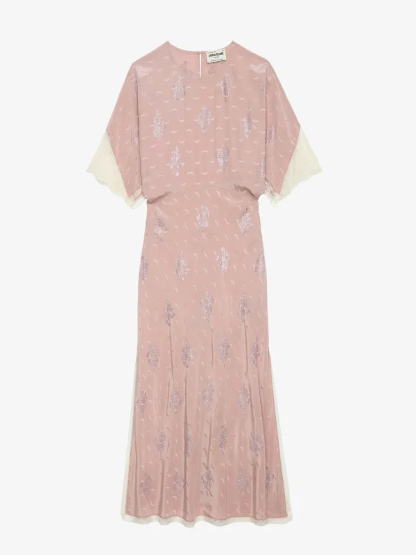 Zadig&Voltaire Rey Silk Jacquard Dress Primrose Best Sale