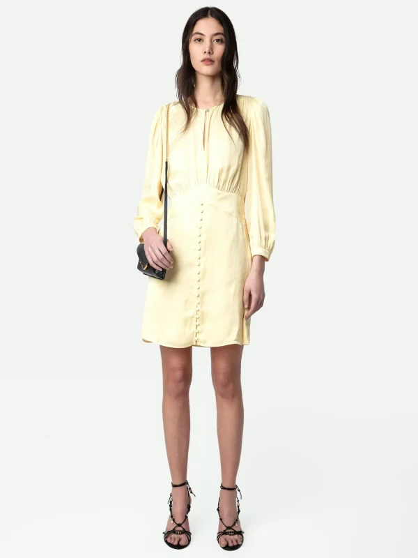 Zadig&Voltaire Rhodri Satin Dress Shea New