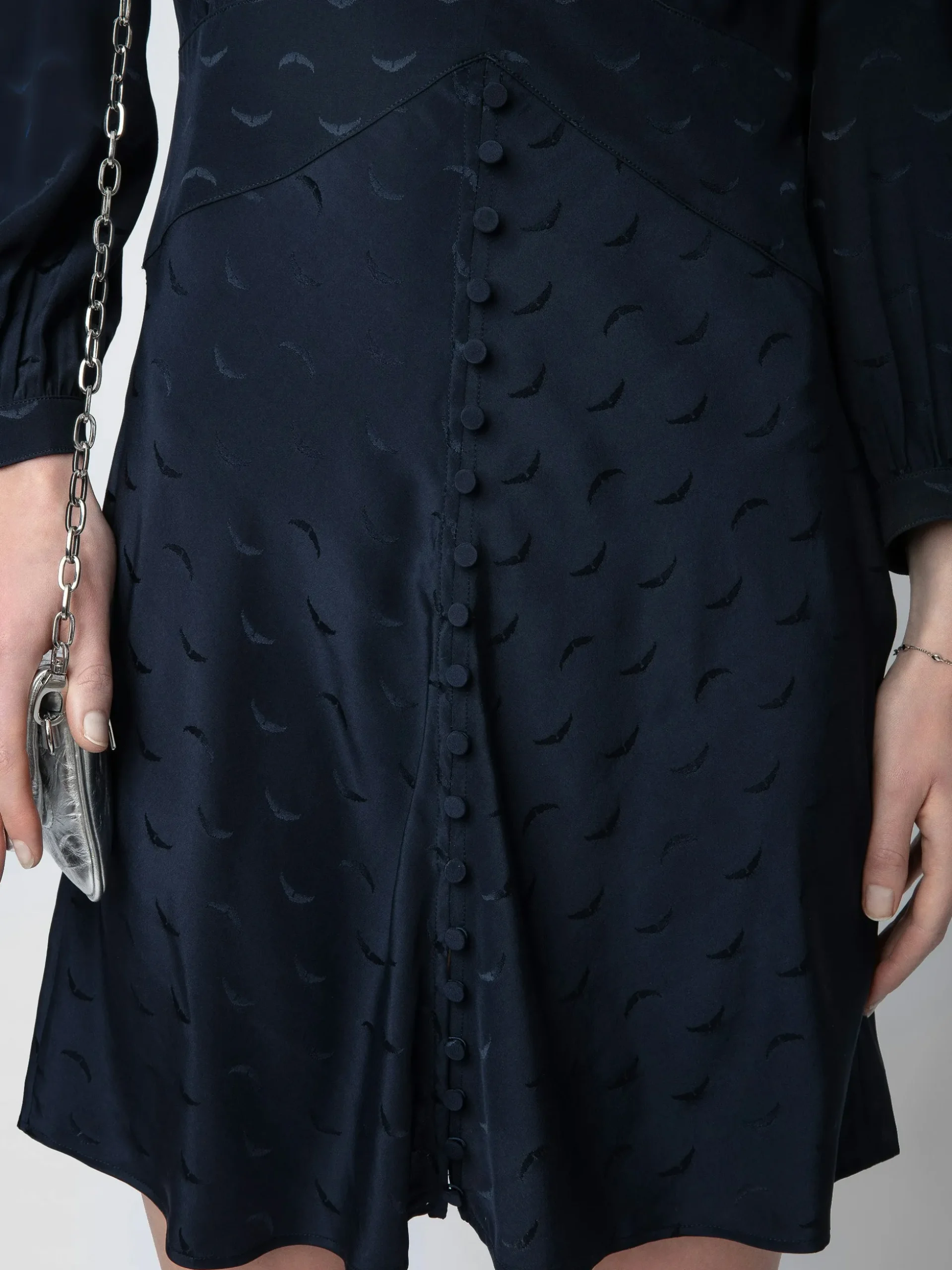 rhodri_silk_jacquard_dress_4.webp Zadig&Voltaire Rhodri Silk Jacquard Dress Encre Cheap