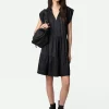 Zadig&Voltaire Rito Satin Dress Black Shop