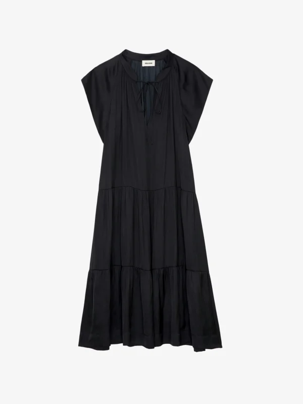 Zadig&Voltaire Rito Satin Dress Black Shop