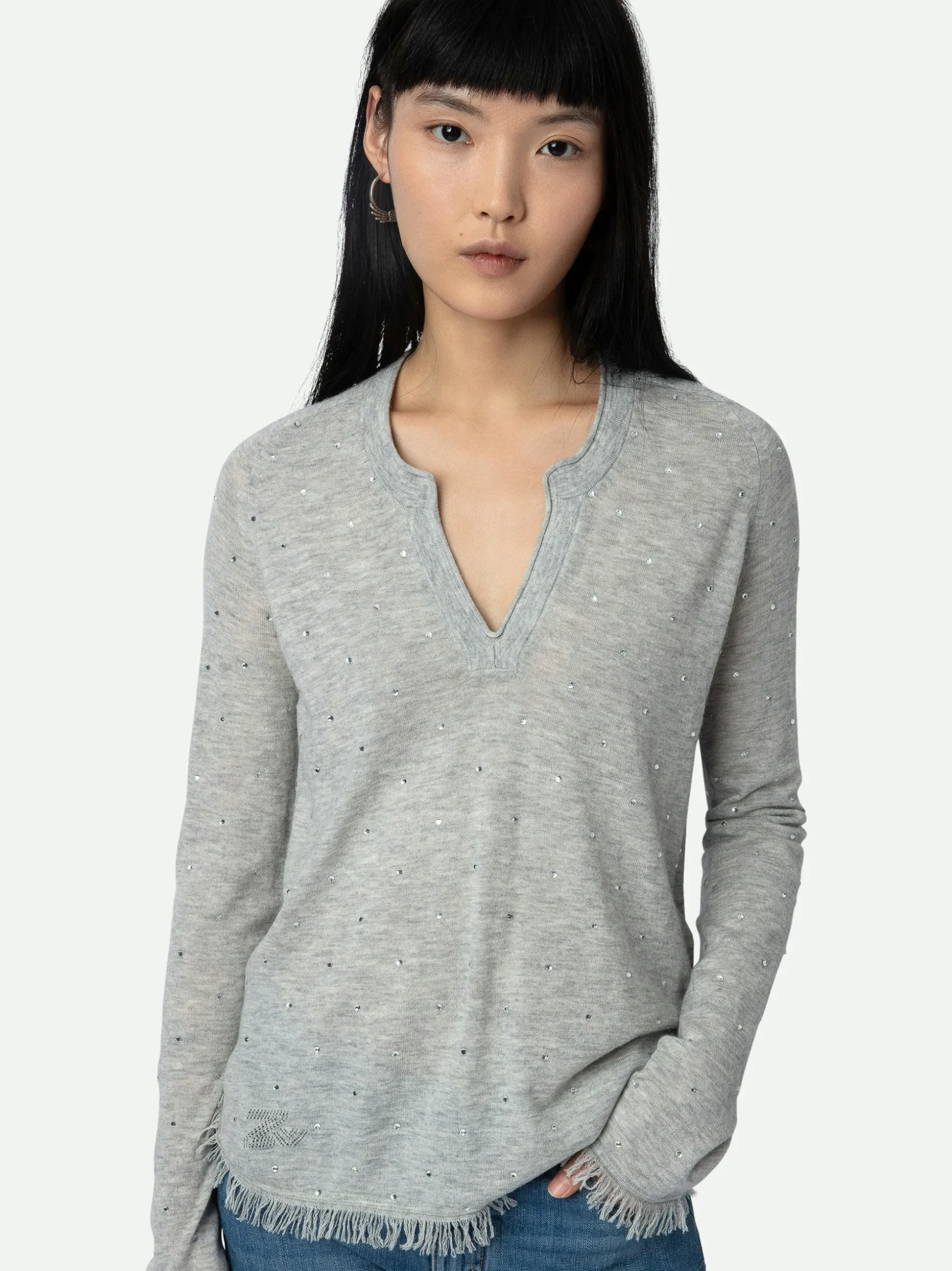riviera_cashmere_sweater_3.webp Zadig&Voltaire Riviera Cashmere Sweater Gris chine clair Discount