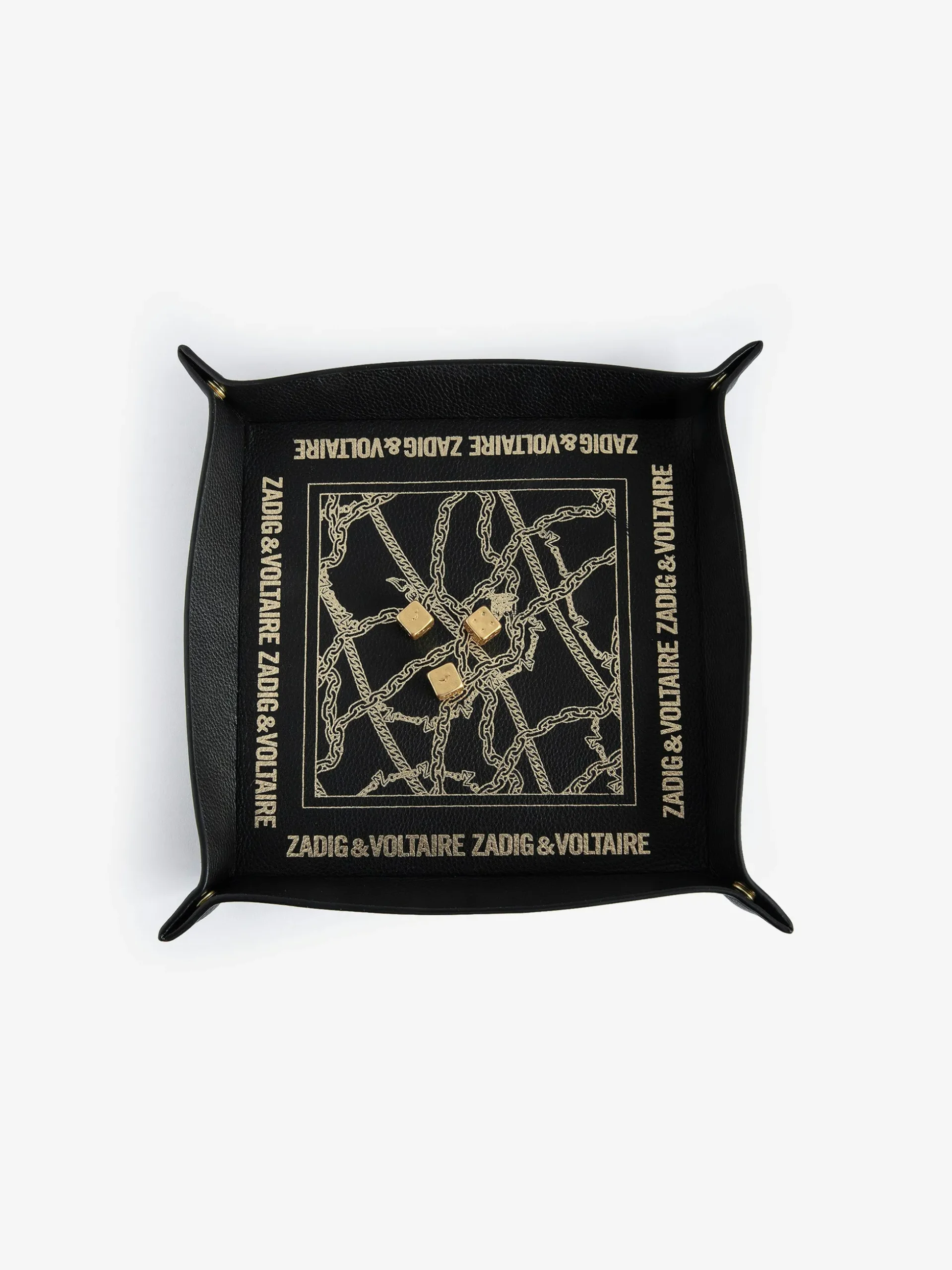 rock_and_roll_the_dice_games_mat_0.webp Zadig&Voltaire Rock And Roll The Dice Games Mat Black Discount