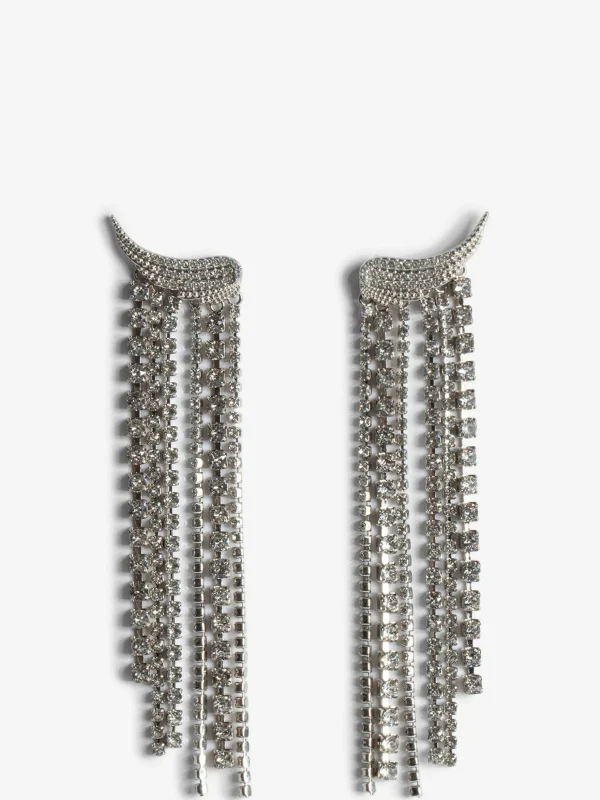 Zadig&Voltaire Rock Color Earrings Shiny silver Best Sale