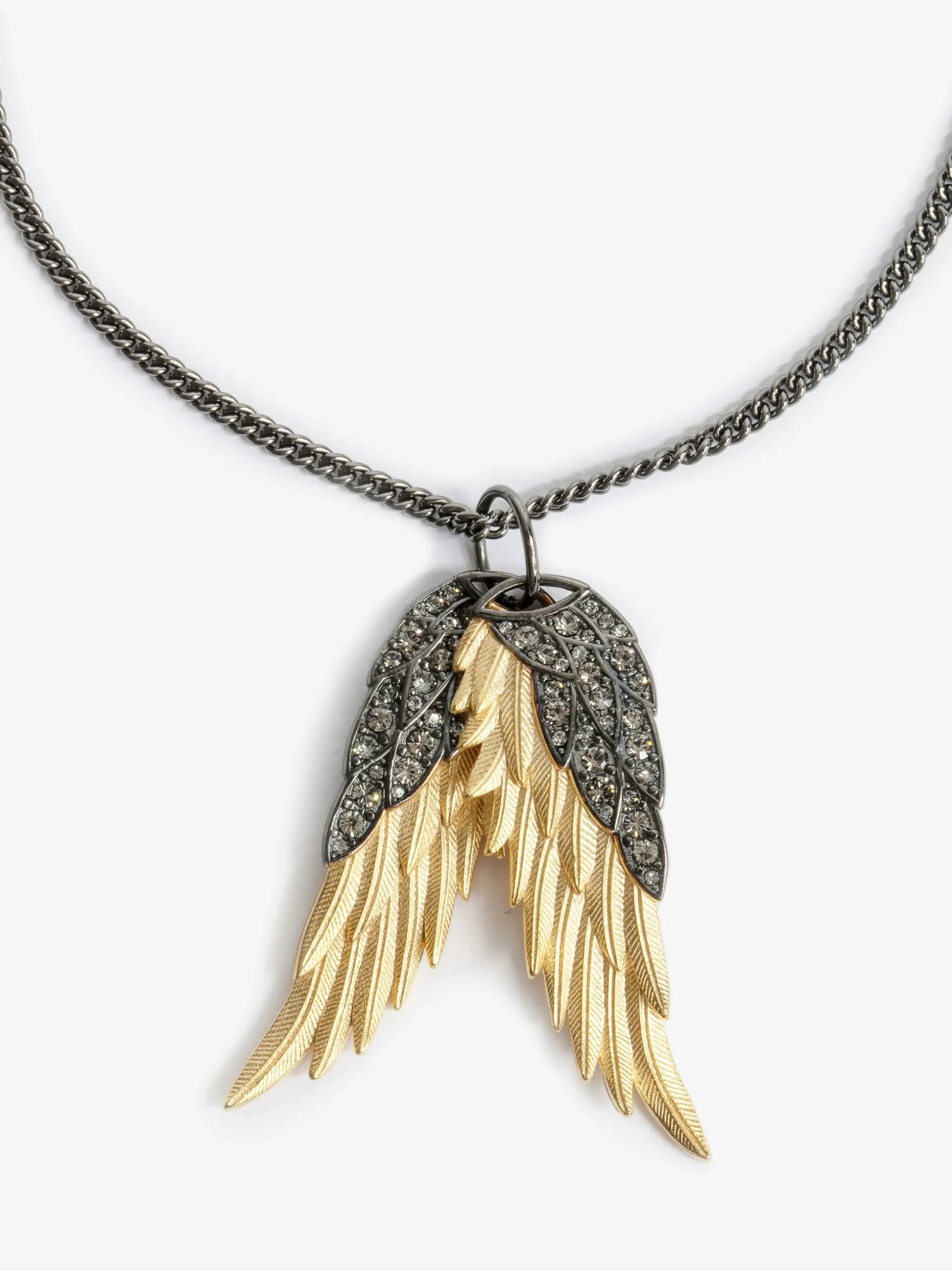 rock_feather_pendant_necklace_0.webp Zadig&Voltaire Rock Feather Pendant Necklace Old gold Best Sale