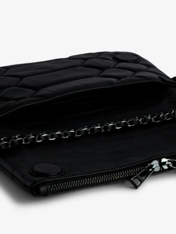 Zadig&Voltaire Rock Mat XL Scale Clutch Black Flash Sale