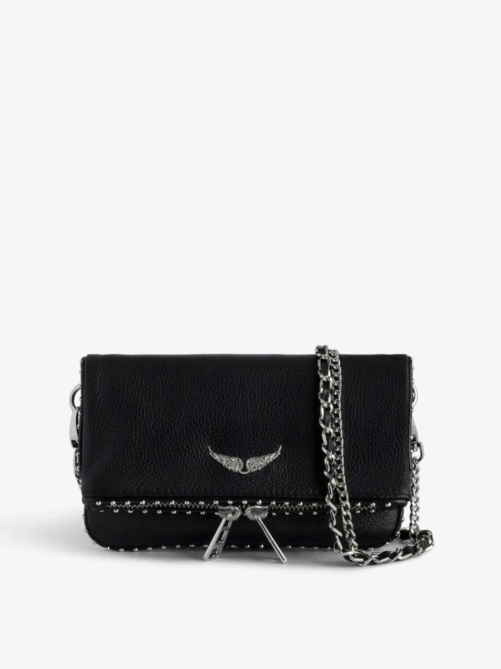 rock_nano_studs_clutch_0.webp Zadig&Voltaire Rock Nano Studs Clutch Black New