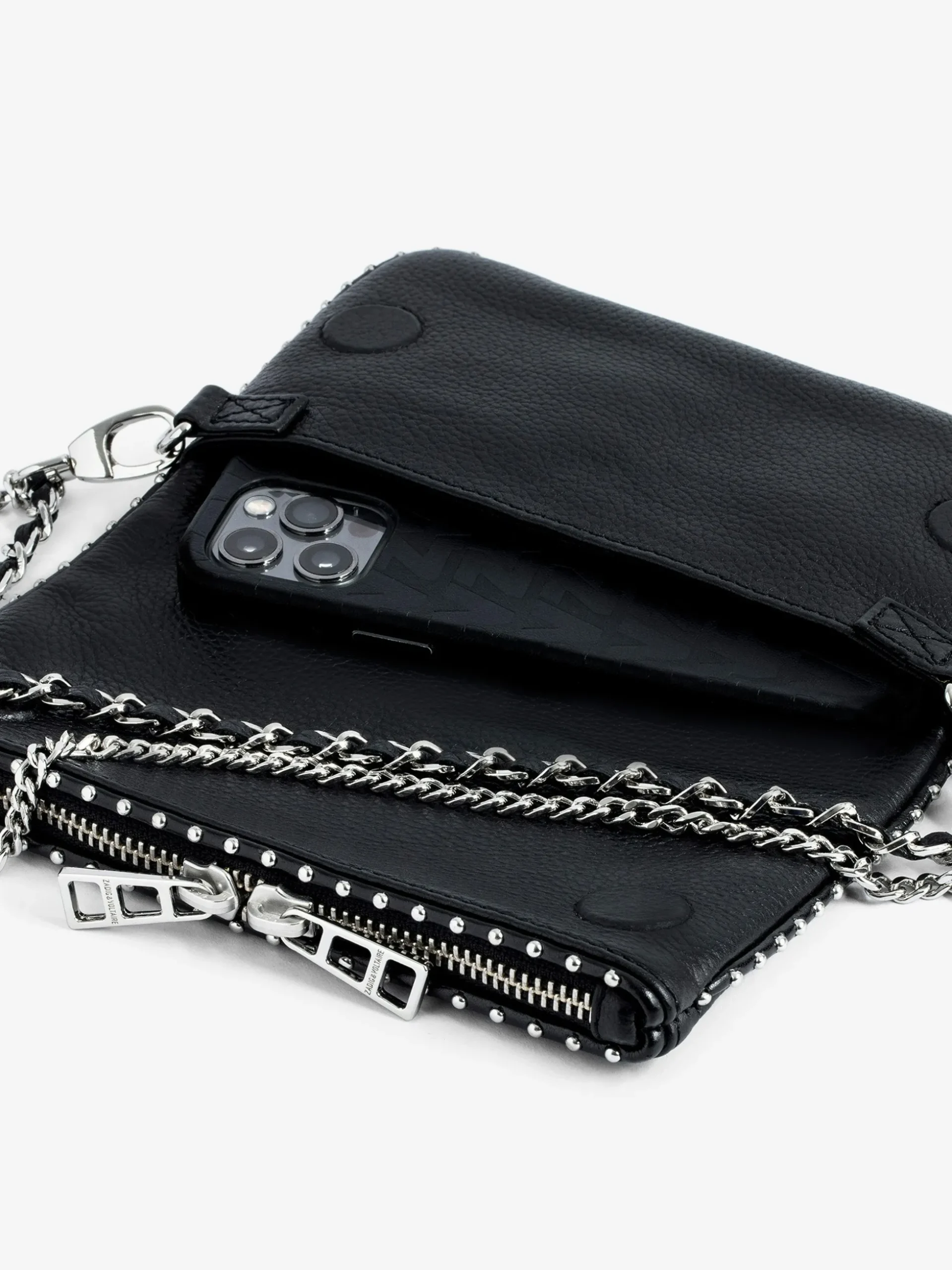 rock_nano_studs_clutch_4.webp Zadig&Voltaire Rock Nano Studs Clutch Black New