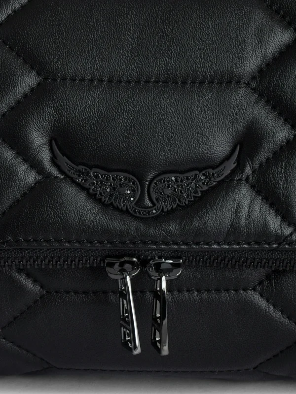 Zadig&Voltaire Rocky XL Mat Scale Bag Black Discount