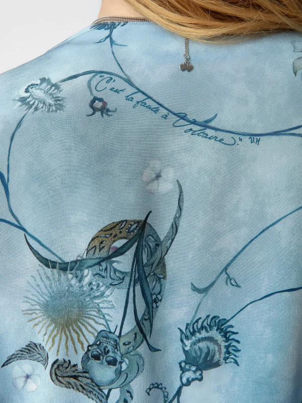 Zadig&Voltaire Rogers Silk Dress Glacier Best