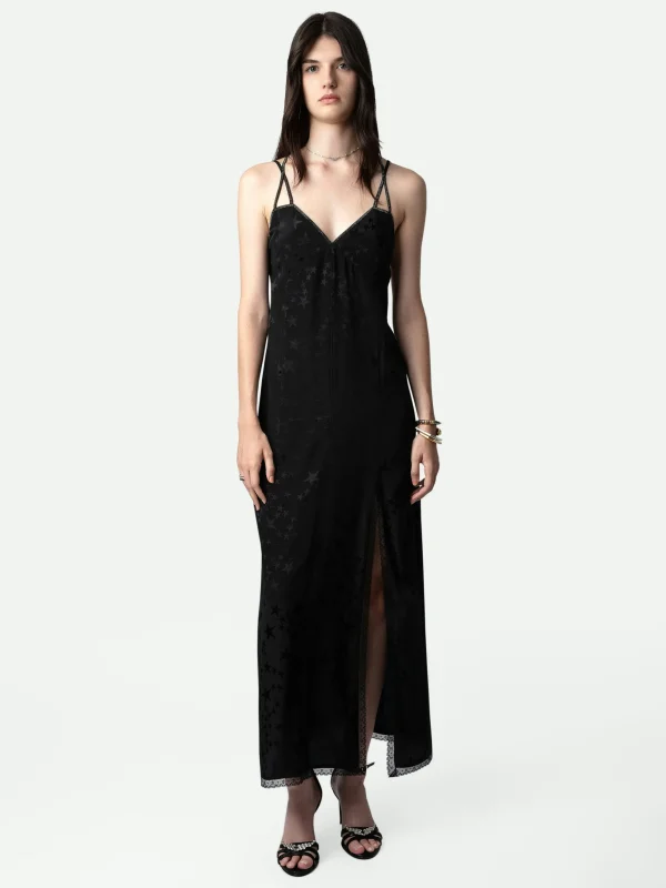Zadig&Voltaire Rohal Silk Jacquard Dress Black Flash Sale