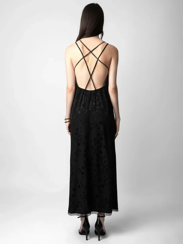 Zadig&Voltaire Rohal Silk Jacquard Dress Black Flash Sale