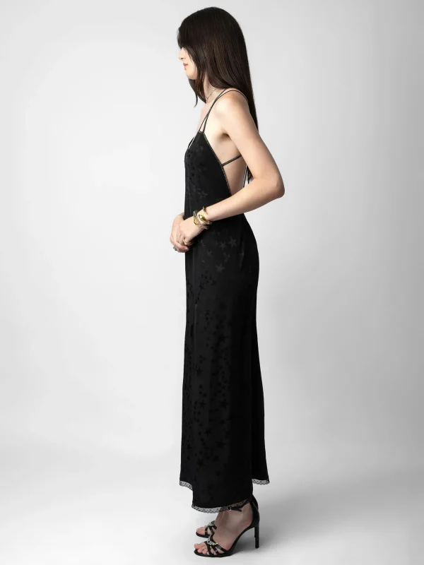 Zadig&Voltaire Rohal Silk Jacquard Dress Black Flash Sale