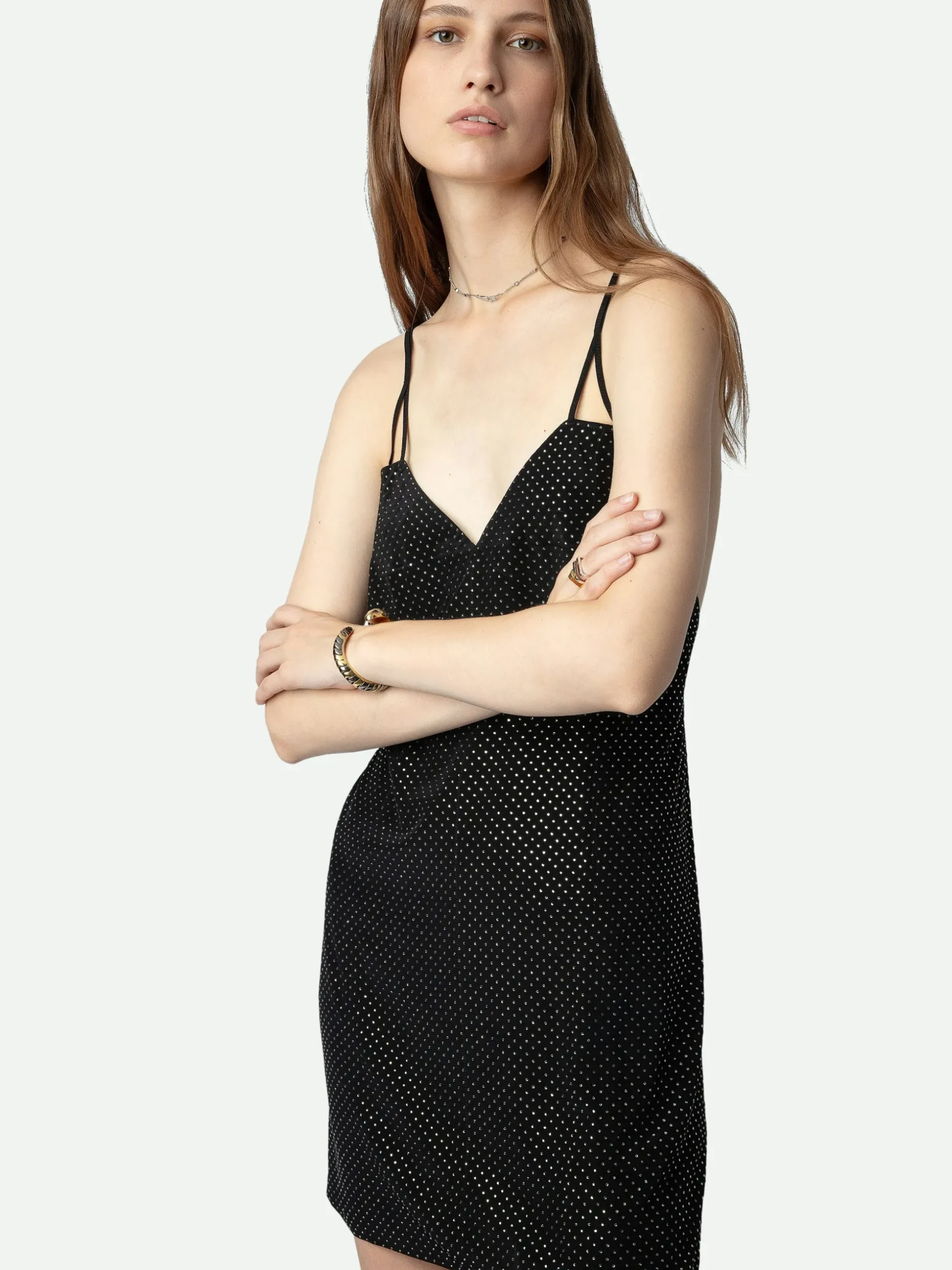 rohana_diamant_silk_dress_3.webp Zadig&Voltaire Rohana Diamanté Silk Dress Black Hot