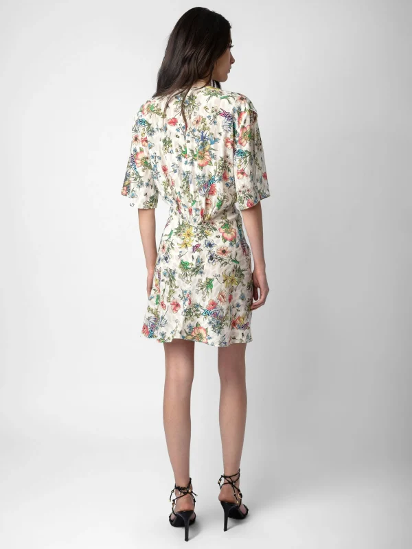 Zadig&Voltaire Rozom Silk Dress Vanille Best Sale