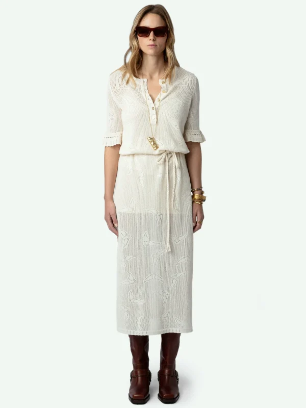 Zadig&Voltaire Salmy Wings Dress Ecru Best