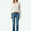 Zadig&Voltaire Salmyr Wings Sweater Ecru Best Sale