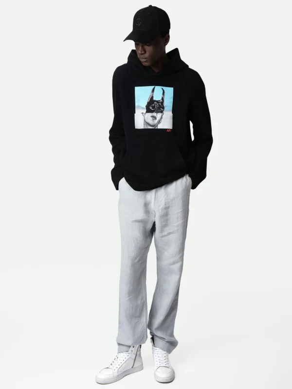 Zadig&Voltaire Sancho Photoprint Sweatshirt Black Store